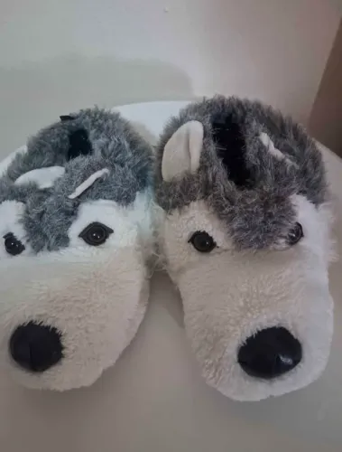 Pantufa lobinho tamanho M