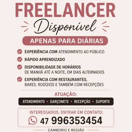 Free-lancer disponível