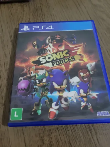 Jogo ps4 sonic forces mídia física