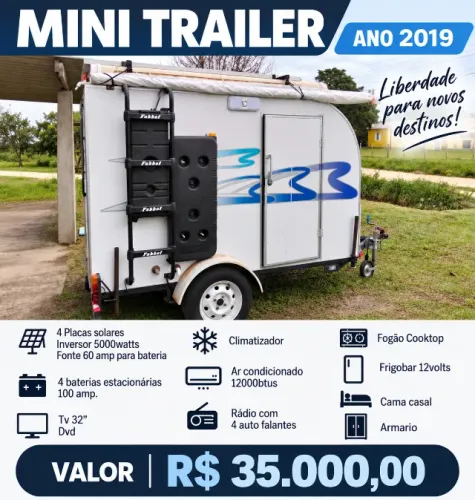 MINI TREILER PASSEIO