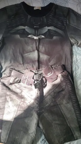 Conjunto do Batman com capa ( tamanho 12 )