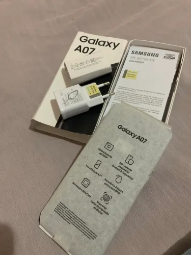 VENDO SAMSUNG GALAXY A07 - 128GB NUNCA USADO - aparelho novo na caixa!