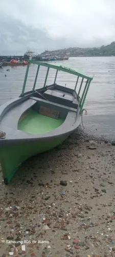 Barco tipo canoa cara de arraia