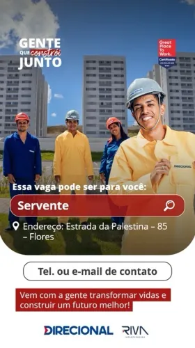 Vagas de Emprego - Construção Civil