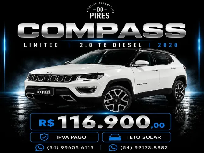 Jeep Compass Limited 2.0 4X4 Diesel 16V Aut. 2020