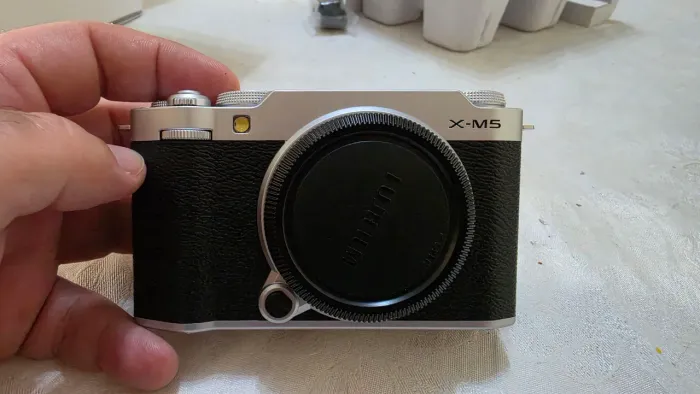 Fujifilm X-M5 com lente 15-45mm