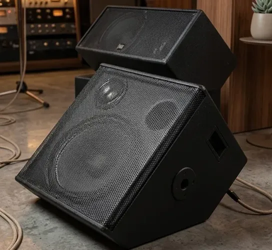 Par de Caixas de Retorno Passivas 15 Pol + Super Tweeter (Oneal)