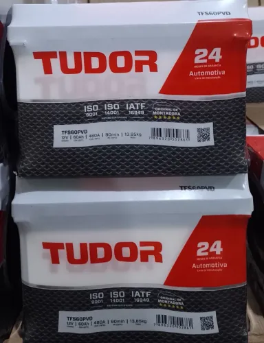 Bateria Tudor 60 ah 24 meses de garantia 