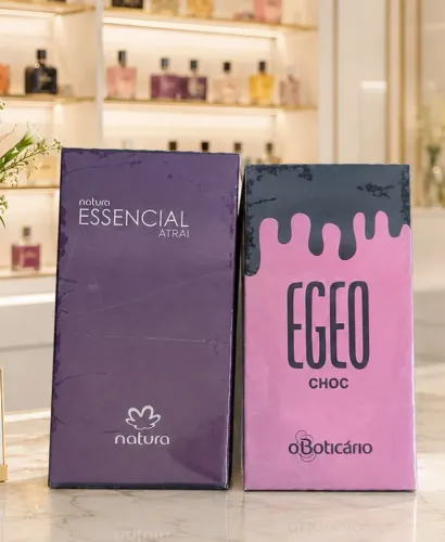 Kit 2 Perfumes Egeo Choc + Essencial Atrai Feminino