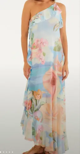 Vestido Farm em Tule Coleção Vênus(nunca usado)