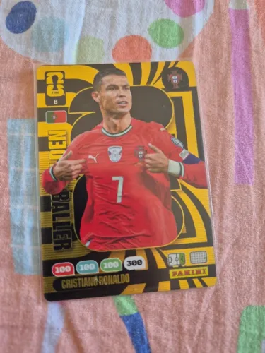 Card adrenalyn xl Messi Mbappé e Cristiano Ronaldo