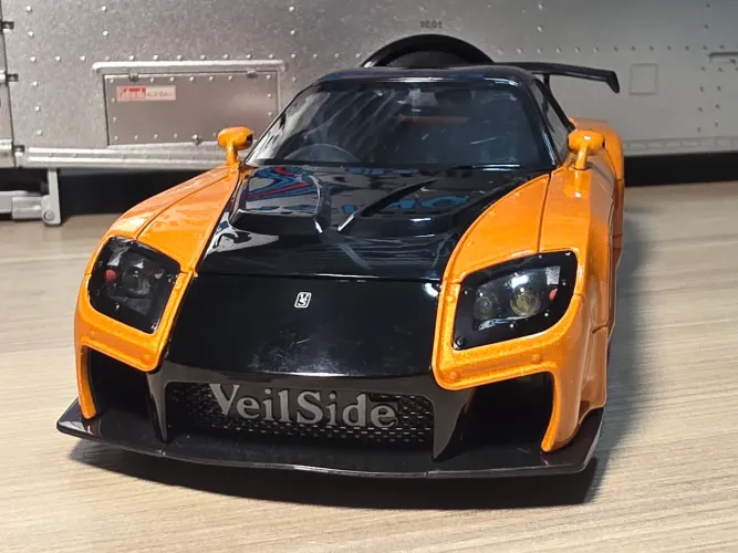 Miniatura 1:24 mazda rx7 modelo importado top nao e jada réplica perfeita