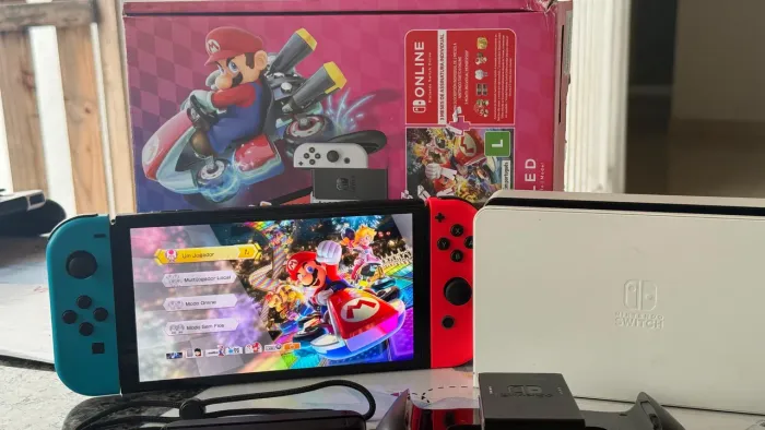 Nintendo Switch 2025 com Mario Kart Deluxe