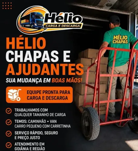 Chapas e ajudantes carga e descarga