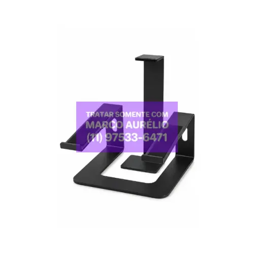 Suportes de Notebook e de Fone Metal - R$ 100 o Kit