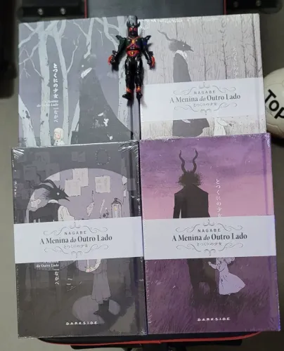NAGABE A MENINA DO OUTRO LADO VOLUMES 1,2,3 & 4 MANGÁS * KAMEN RIDER de 9 CENTÍMETROS
