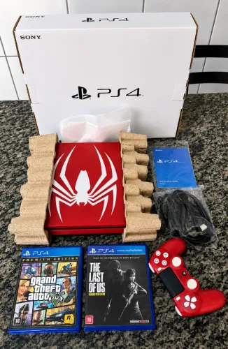 Ps4 Slim Edição Especial Homem Aranha | 1TB