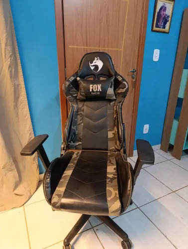CADEIRA GAMER FOX RACER CAMUFLADA
