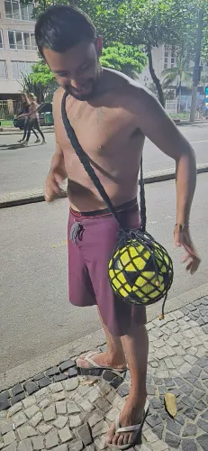 Bolsa (Bag) de Crochê para bolas em geral