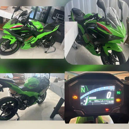 kawasaki Ninja 500 SE (Série Especial), 2025, painel TFT, chave presencial, full LED.