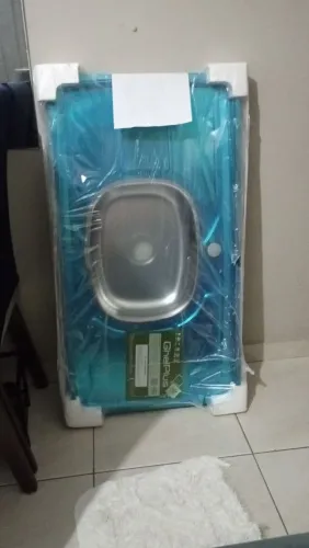 Pia de inox nova!