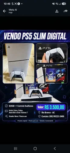 PS5 à venda