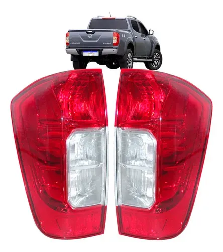 Par Lanterna Nissan Frontier 2017 2018 2019 2020 2021 Novo Direito Vermelho