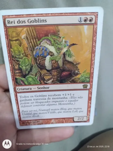 Rei dos goblins carta Magic the gathering
