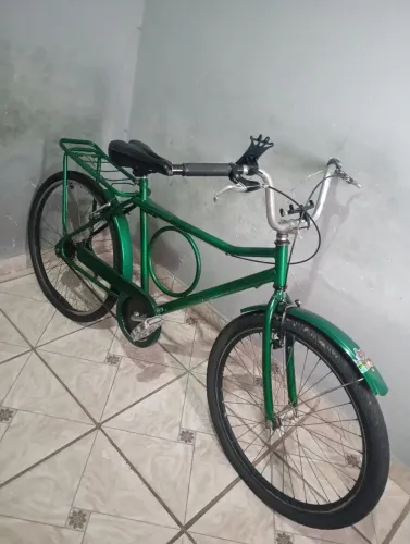 Bicicleta Barra forte verde nova
