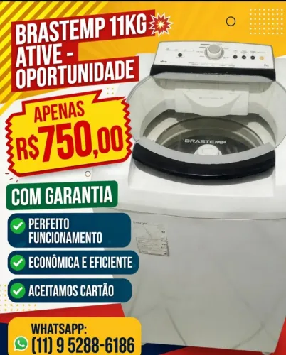 Vende se maquina de lavar brastemp