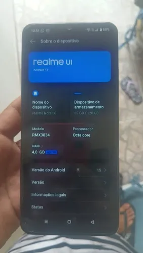 Vendo ou troco realme note 50