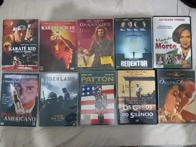 Lote com 10 Dvds