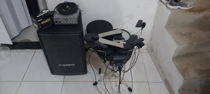 Bateria eletrônica - marca seven