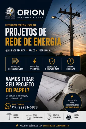 Técnico em Eletrotécnica | Projetos de Rede de Energia