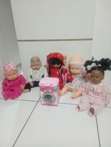 Bonecas+máquina de lavar