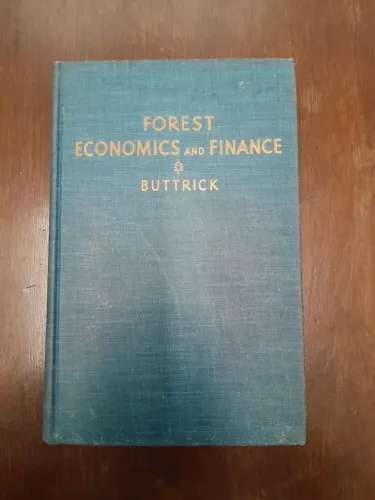 Livro Forest Economics and Finance - Engenharia Economia