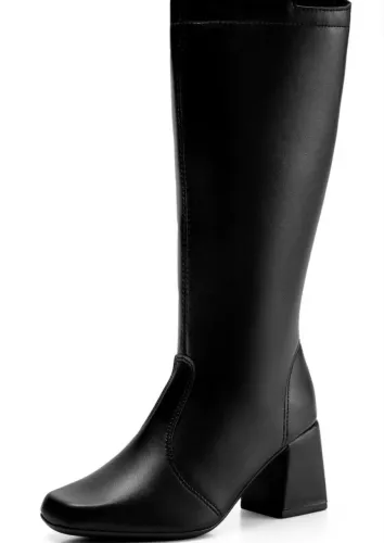 Bota feminina salto alto cano alto lumiss tam. 36