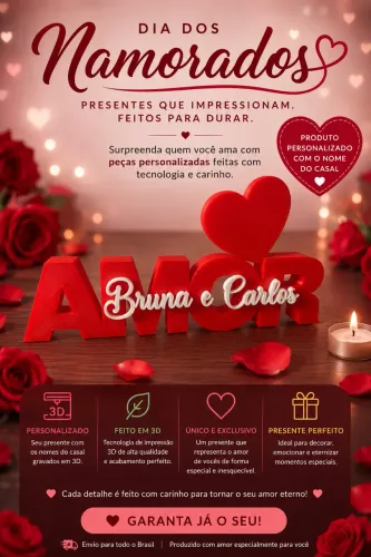 Decorativos Dia dos Namorados