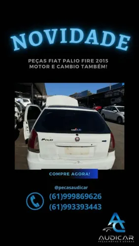 PALIO 1.0 FIRE ANO 2015 2 PORTAS