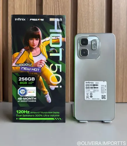 INFINIX HOT 50I 256GB - Lacrado 1 ano de garantia