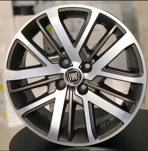 Rodas Fiat Nova Strada Volcano 2021 Aro 15 + Pneus 195/50/r15