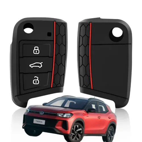 1 Acessório Capa Chave Automotiva Canivete & Presencial Carros Vw VolksWagen Up Gol Voyage