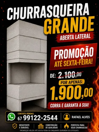 Churrasqueira pré moldada