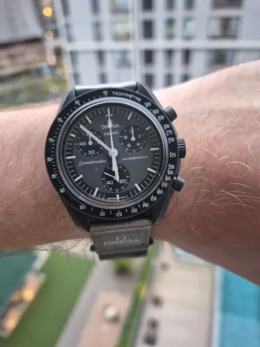 Swatch Moonswatch "Mission To Mercury" Swatch x Omega, case 42mm em biocerâmica