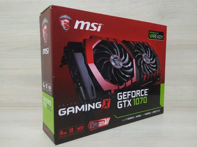 PLACA DE VÍDEO MSI GTX 1070 GAMING X 8GB