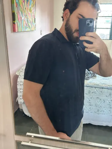 Polo Tricô Zara Azul G
