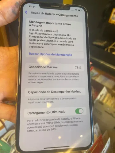 iPhone XS Silver Max 256 Gb de memória