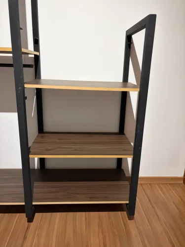 Guarda roupa aberto em aço e mdf 18mm