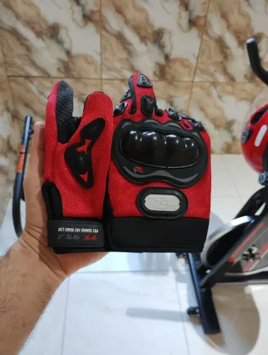 Luva de proteção motoqueiro!
