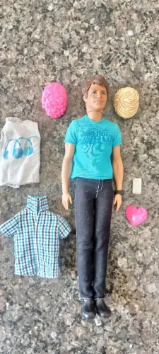 Boneco Ken troca cabelo Dating Fun Ken dool